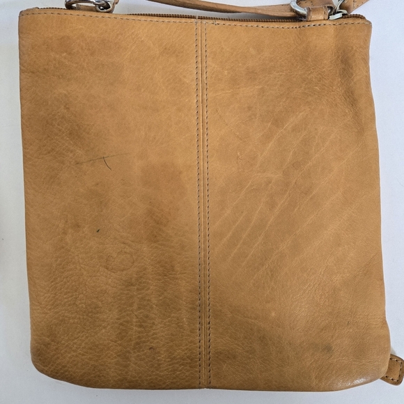 Fossil Brown Leather Crossbody Small Wallet Bag with Small Pouch - Picture 3 of 8